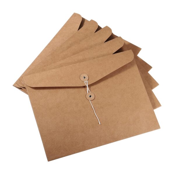 Cardboard File String Closure
