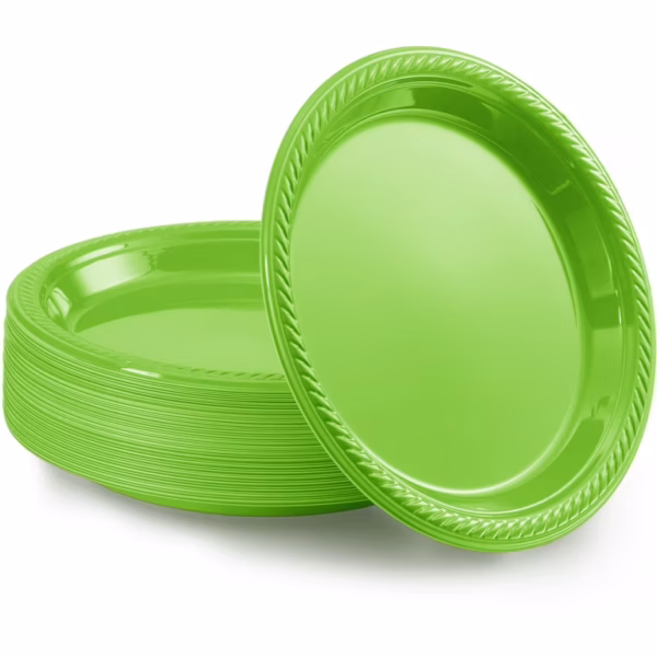 PartyPack Disposable Plastic Plates
