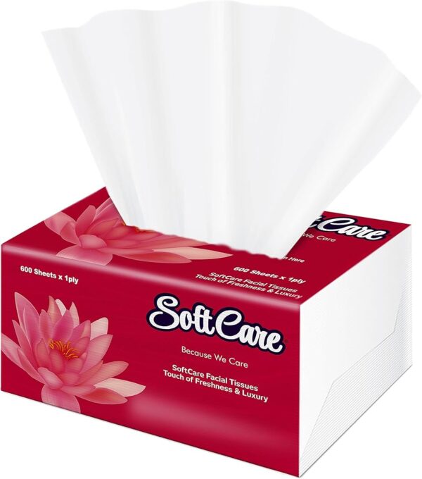 SoftCare Facial Tissue Box